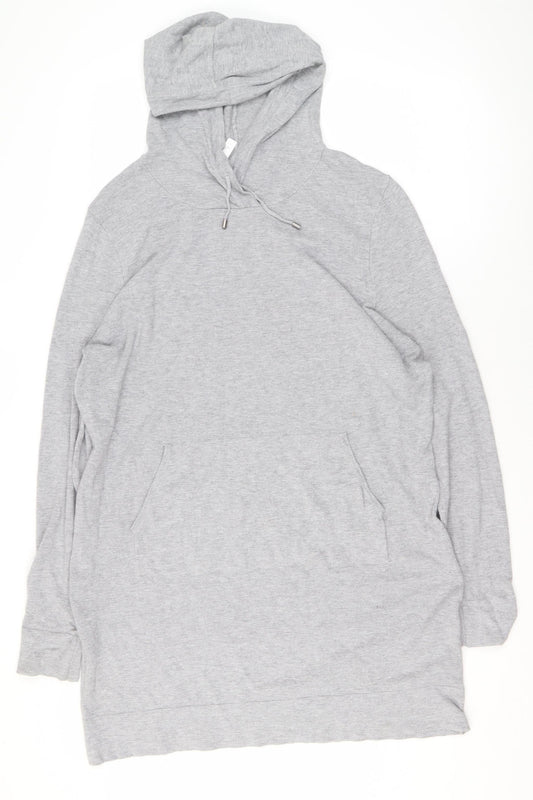 Womens UK Size XL Fabletics Grey Pullover Hoodie