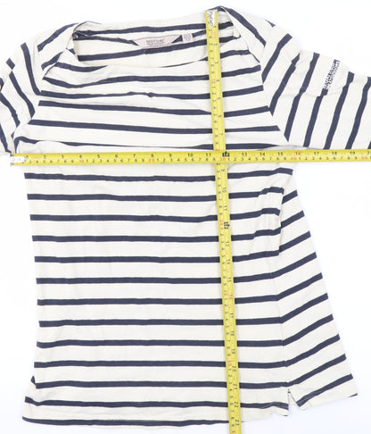 Womens UK Size 10 Regatta Blue Basic T-Shirt