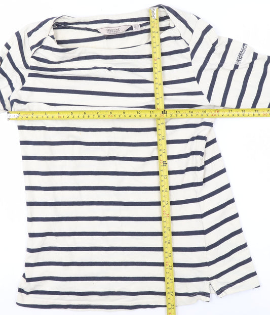 Womens UK Size 10 Regatta Blue Basic T-Shirt