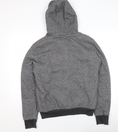 Mens UK Size M Cedar Wood State Grey Pullover Hoodie