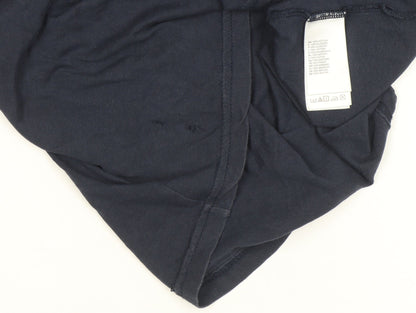 The North Face Men's Navy Blue XS Cotton Crew Neck T-Shirt