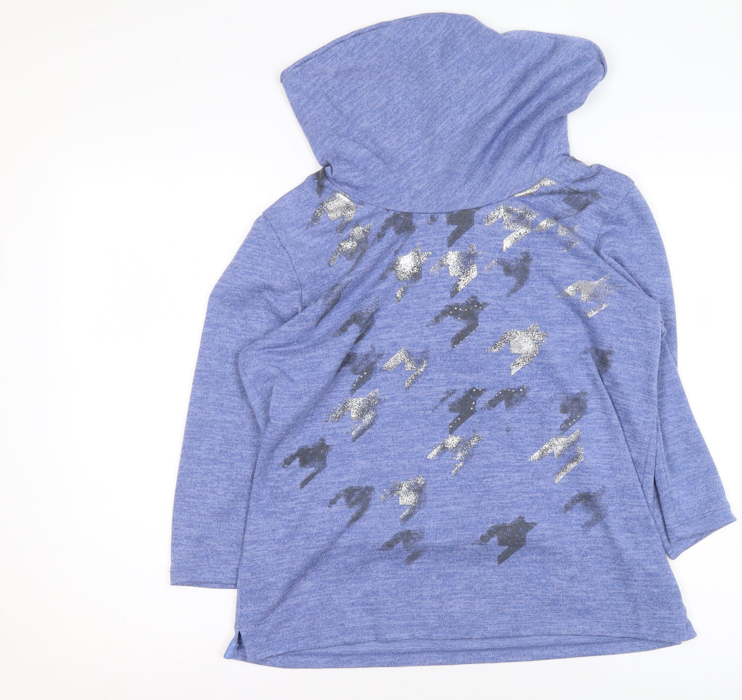 Womens UK Size 14/16 Tigi Blue Pullover Sweatshirt