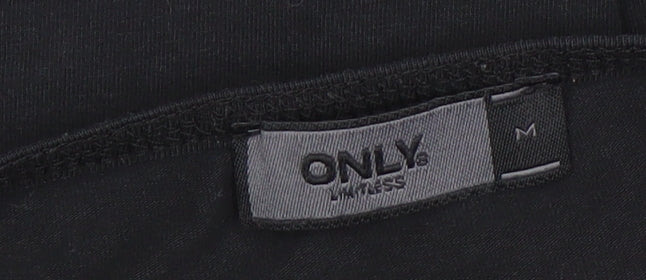 ONLY Women’s Black Bodycon Short Sleeve Jersey Dress M