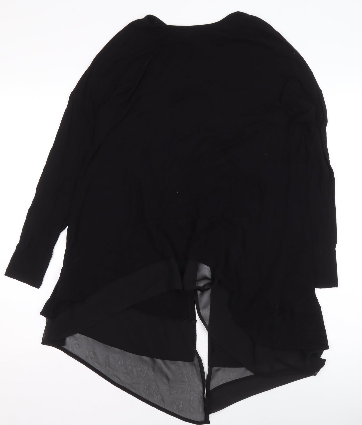 Womens UK Size 12 Label Lab Black Tunic Blouse