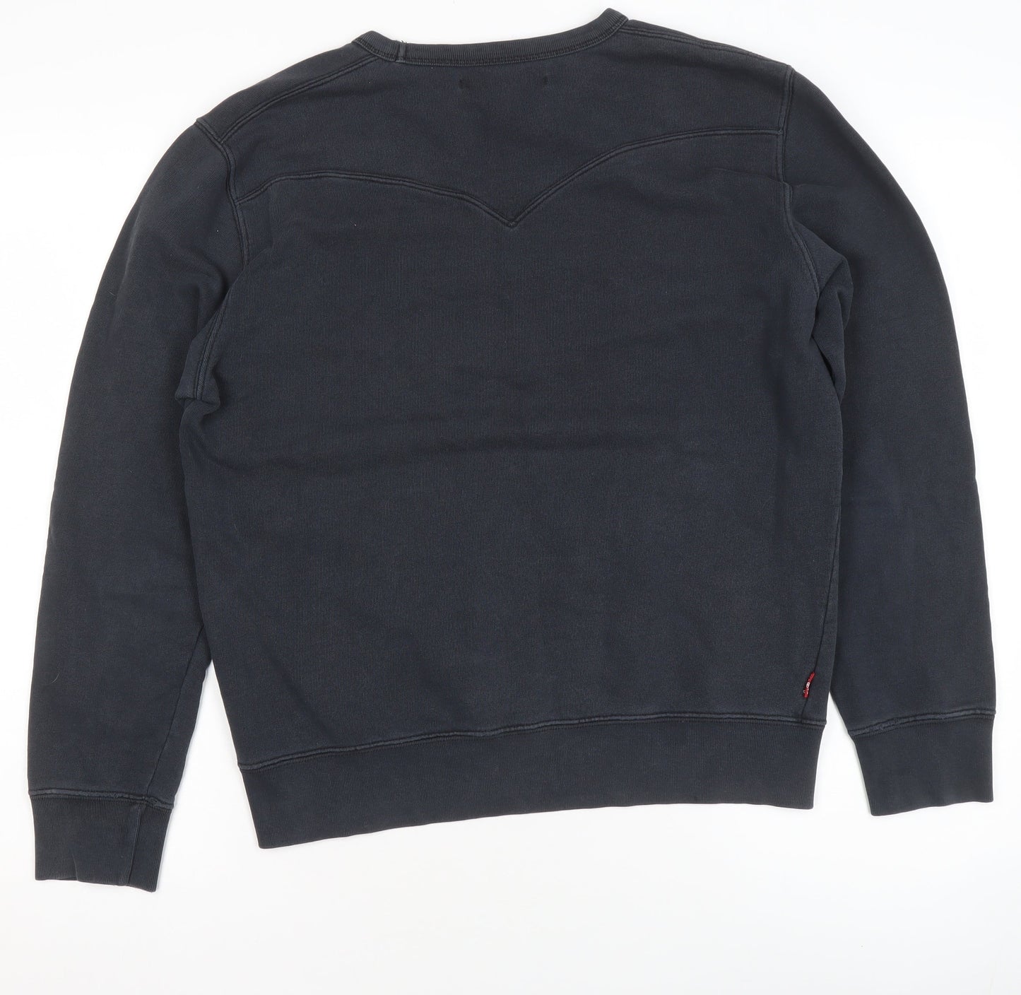 Womens UK Size M Levi Strauss & Co Black Pullover Sweatshirt