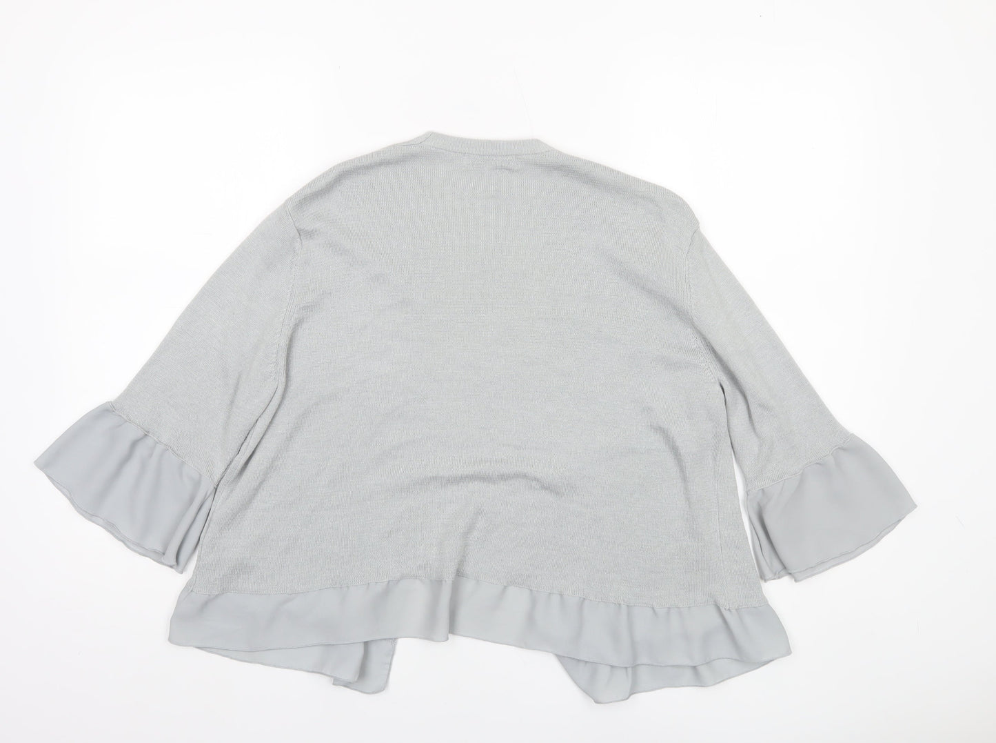 Womens UK Size 16 Marks and Spencer Grey Cardigan Jumper
