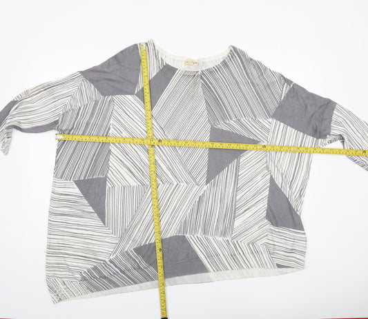 Womens UK Size L Phase Eight Grey Pullover Jumper