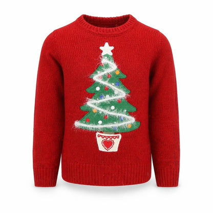 Girls UK Size 6 Years TU Red Pullover Jumper