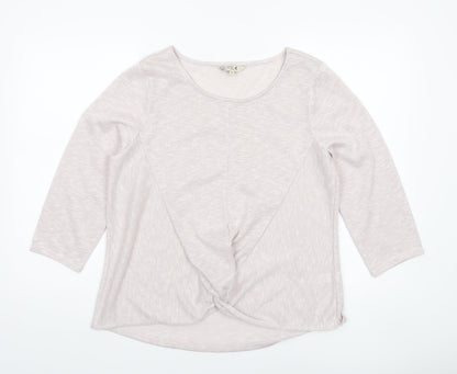 Womens UK Size 16 Spirit at M&Co Pink Pullover Jumper
