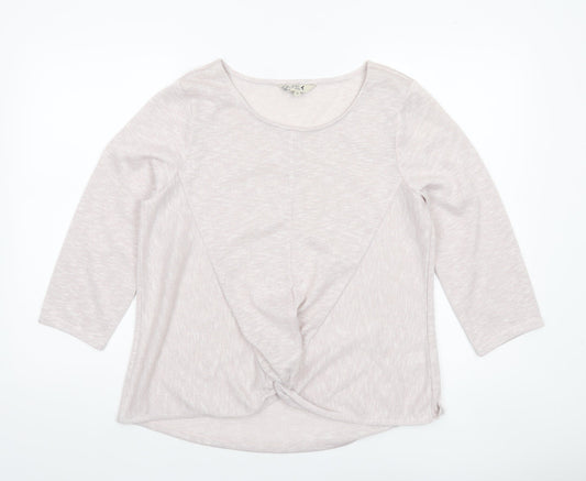 Womens UK Size 16 Spirit at M&Co Pink Pullover Jumper