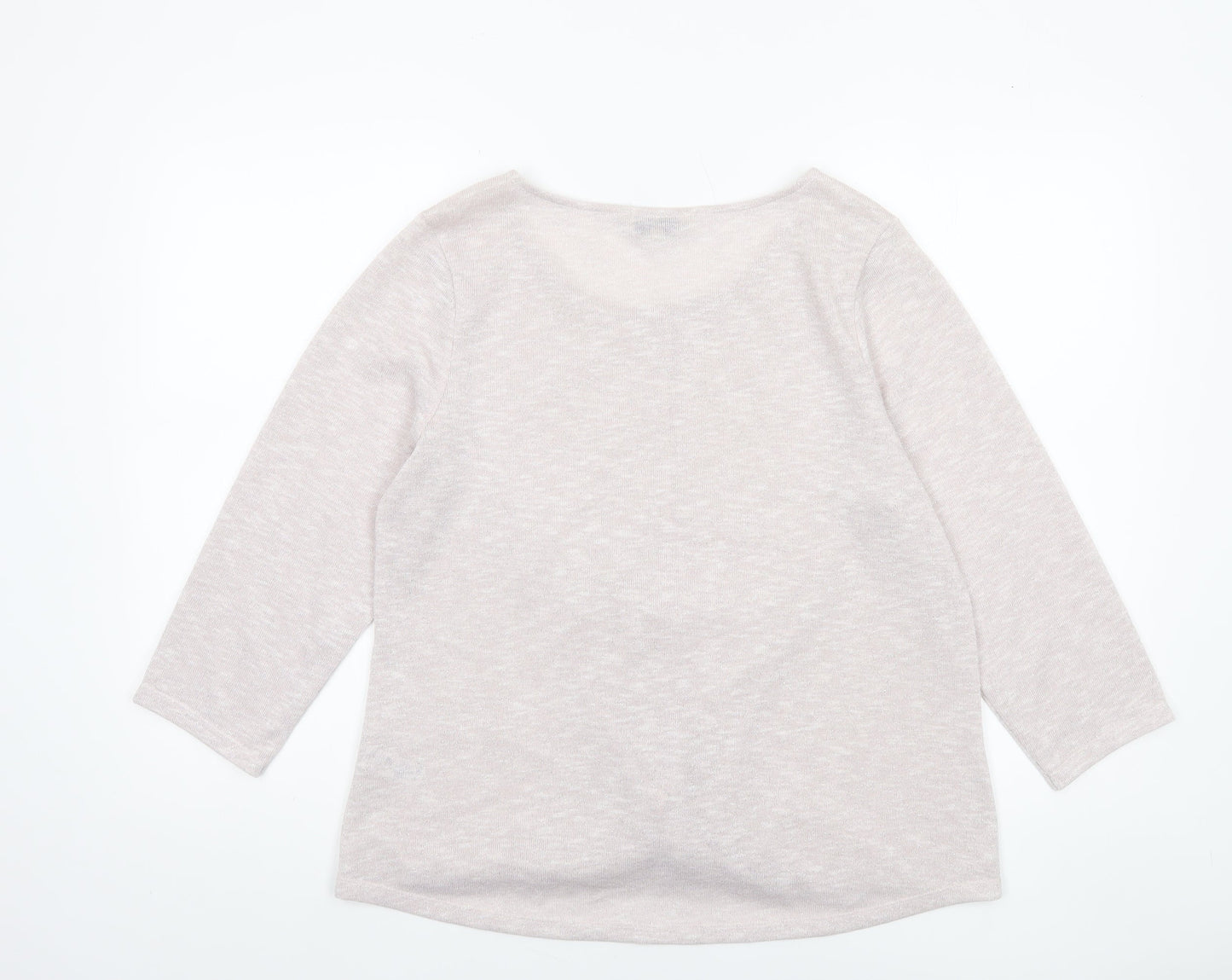 Womens UK Size 16 Spirit at M&Co Pink Pullover Jumper
