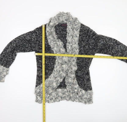 Womens UK Size S Jessica Graaf Grey Cardigan Jumper