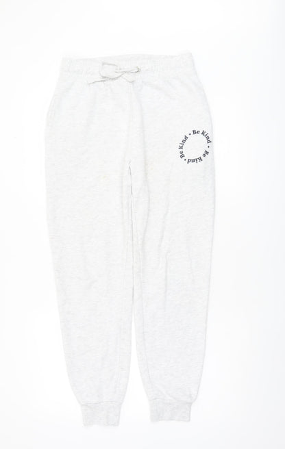 Nobody's Child Women's Grey Jogger Trousers Size 10 Elastic Waist