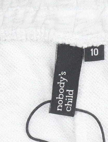 Nobody's Child Women's Grey Jogger Trousers Size 10 Elastic Waist