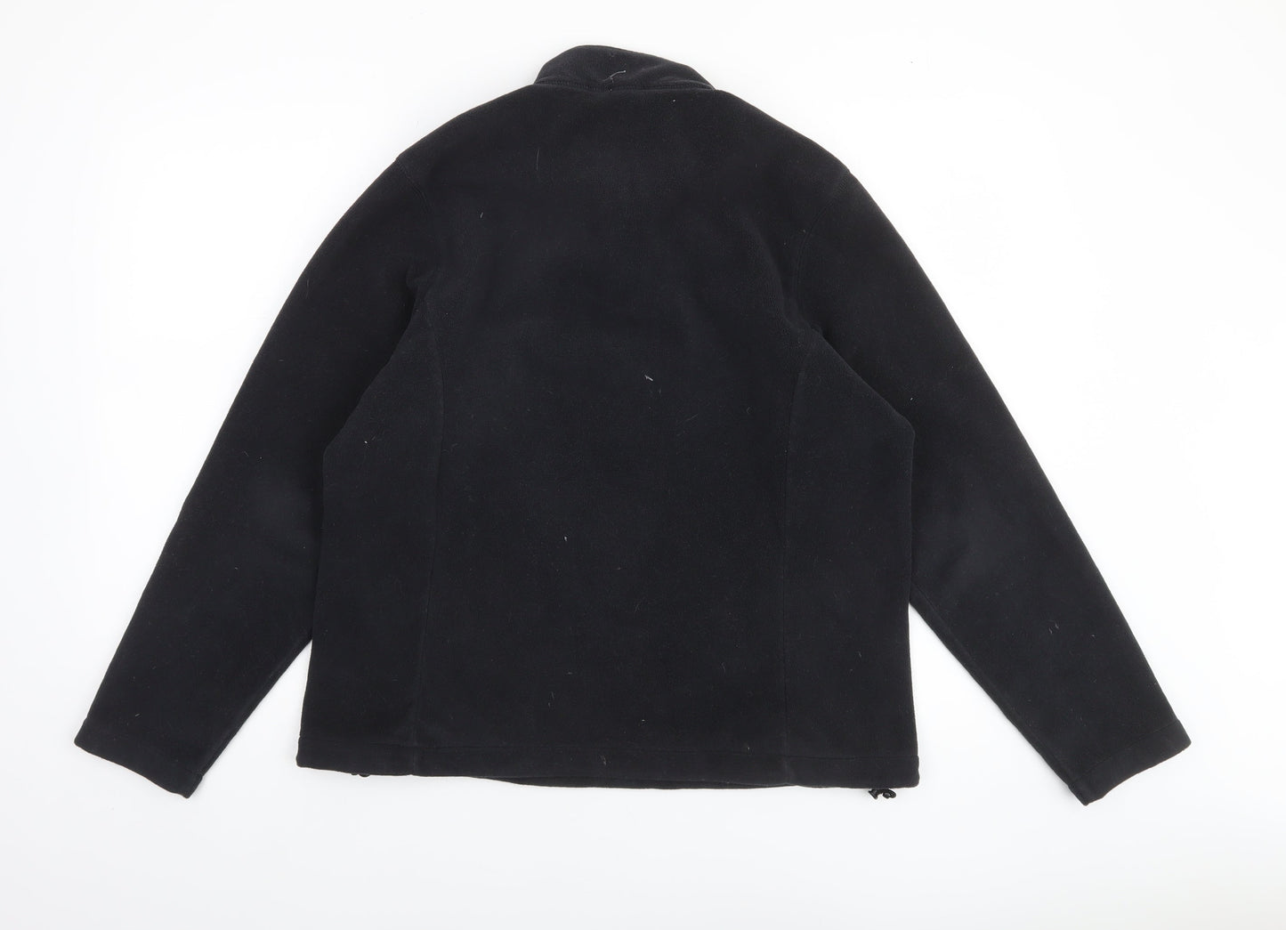 Womens UK Size 10-12 Lands' End Black Pullover Sweatshirt