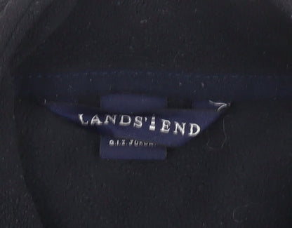 Womens UK Size 10-12 Lands' End Black Pullover Sweatshirt