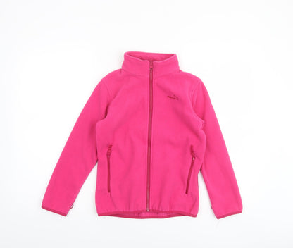 Peter Storm Girls Pink Fleece Full Zip Jacket 9-10 Years