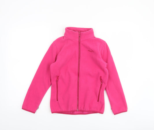 Peter Storm Girls Pink Fleece Full Zip Jacket 9-10 Years