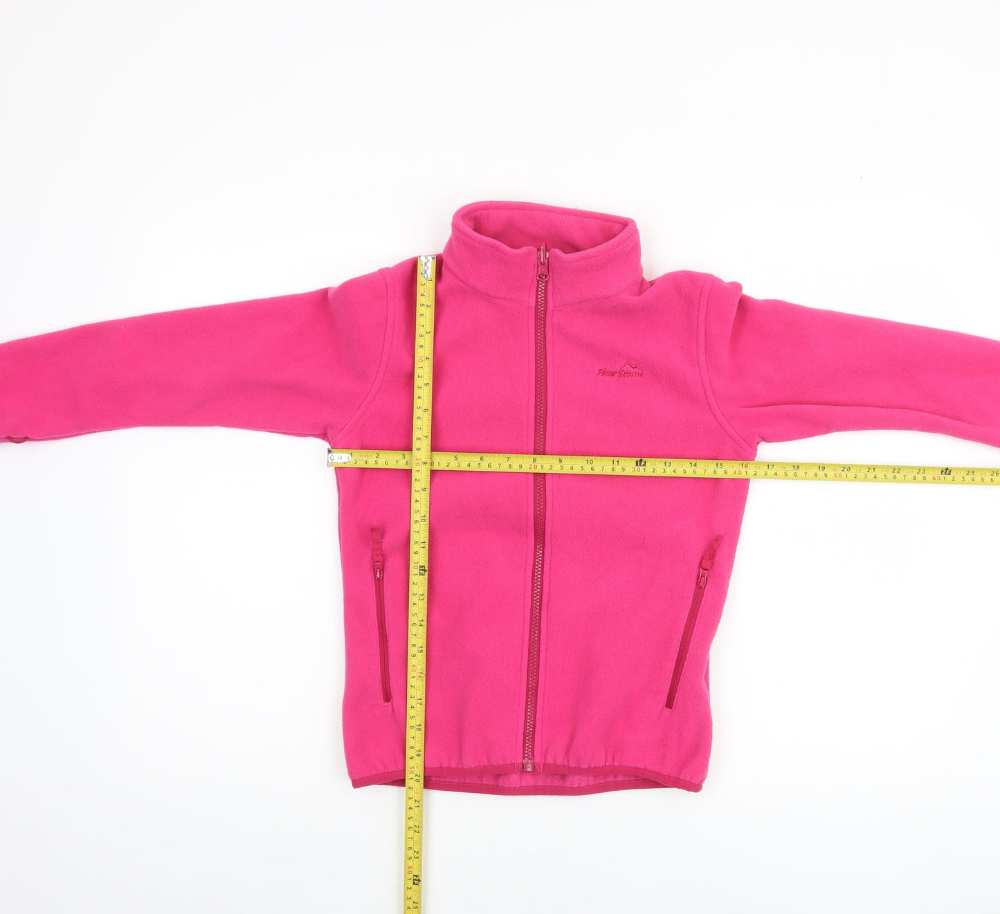 Peter Storm Girls Pink Fleece Full Zip Jacket 9-10 Years