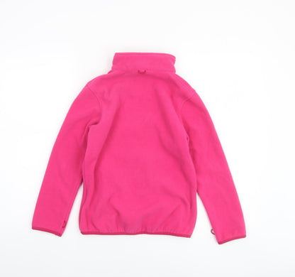 Peter Storm Girls Pink Fleece Full Zip Jacket 9-10 Years