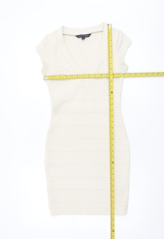 Womens UK Size 8 French Connection Bodycon Dress