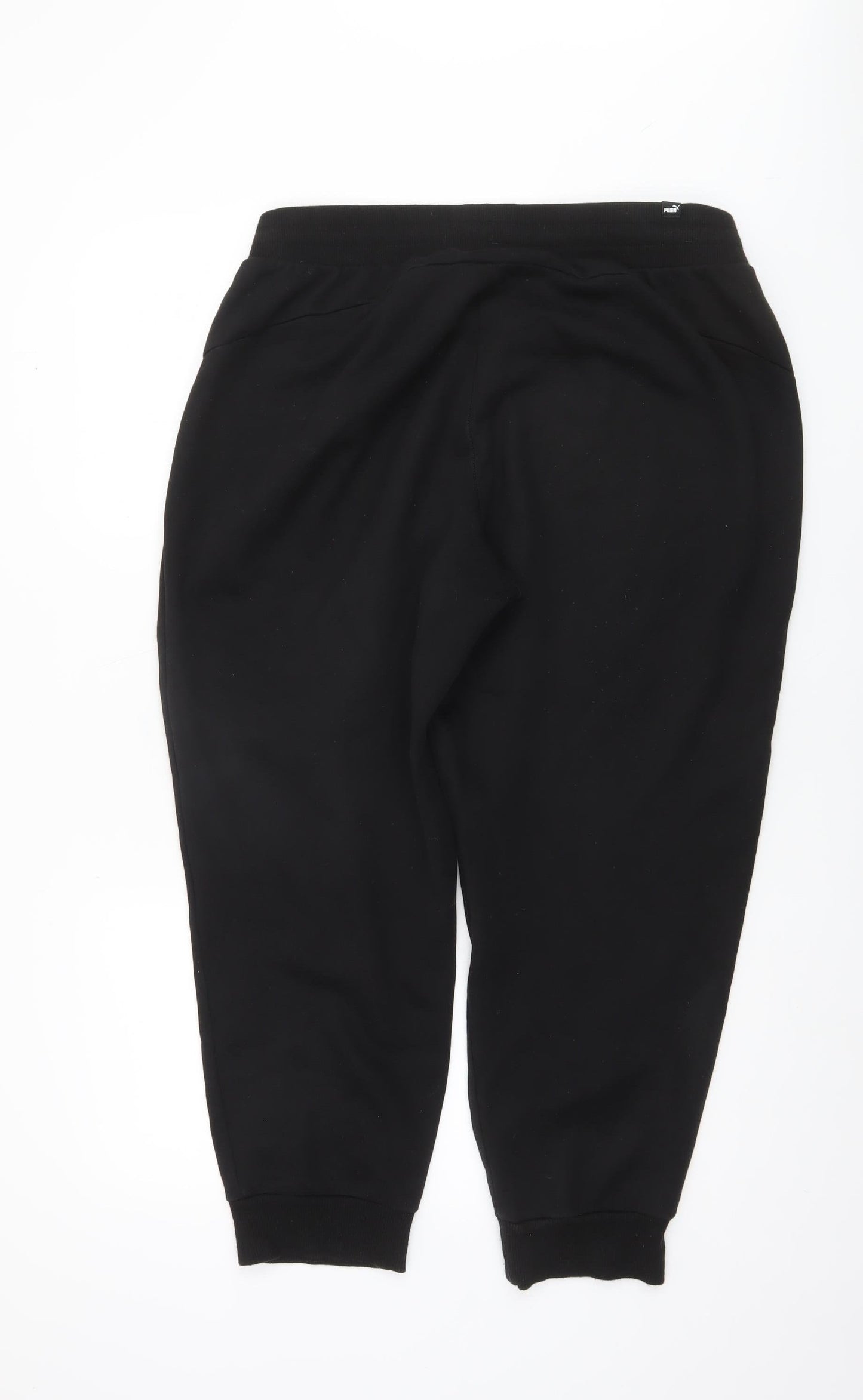 Womens UK Size L PUMA Regular Fit Jogger Black Trousers
