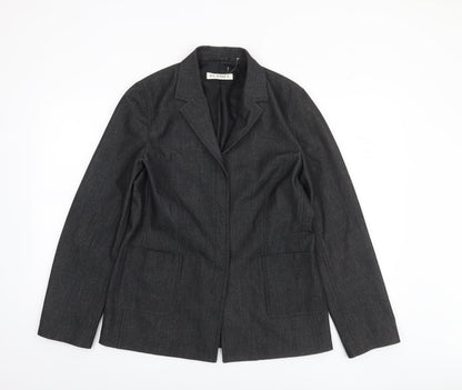Womens UK Size 12 Planet Regular Grey Blazer