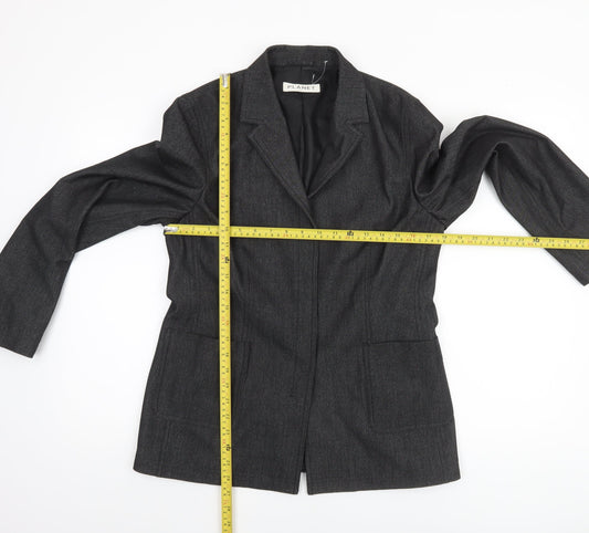 Womens UK Size 12 Planet Regular Grey Blazer