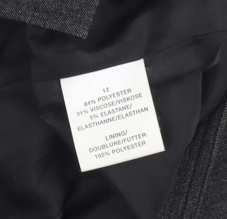Womens UK Size 12 Planet Regular Grey Blazer