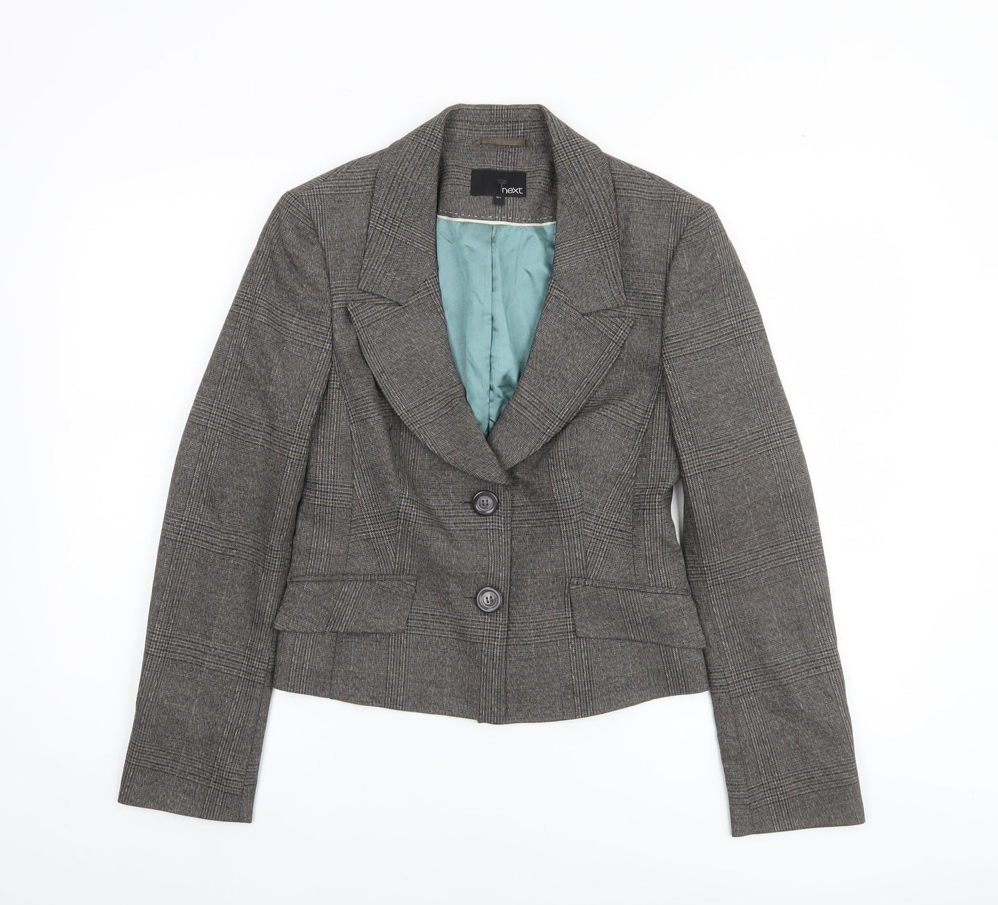 Womens UK Size 10 NEXT Regular Grey Blazer