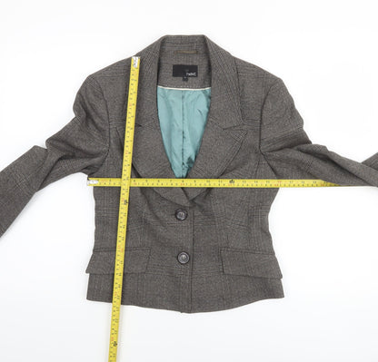 Womens UK Size 10 NEXT Regular Grey Blazer
