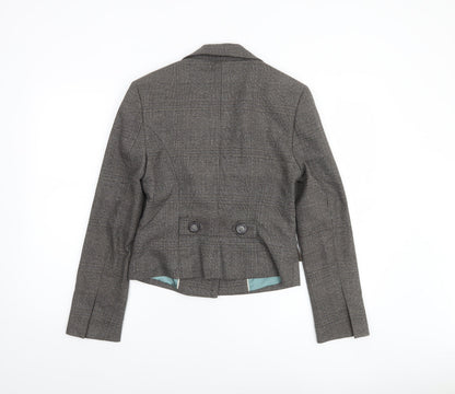 Womens UK Size 10 NEXT Regular Grey Blazer