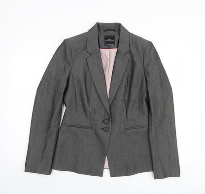 Womens UK Size 10 NEXT Regular Grey Blazer