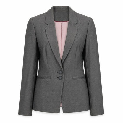 Womens UK Size 10 NEXT Regular Grey Blazer