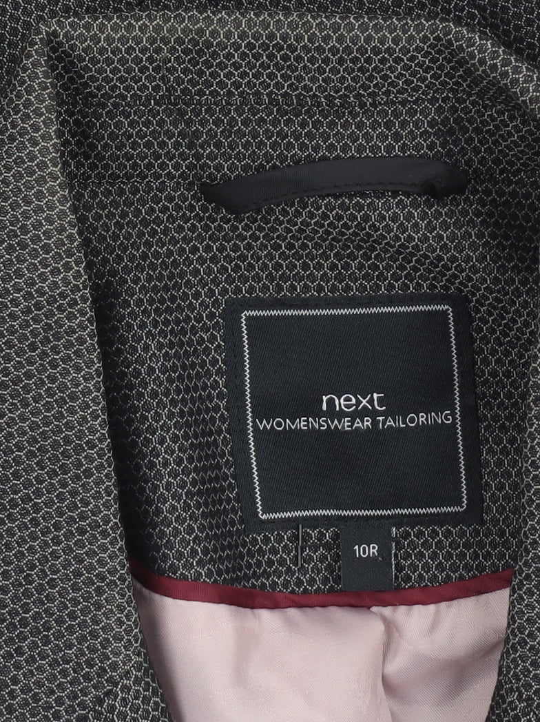 Womens UK Size 10 NEXT Regular Grey Blazer