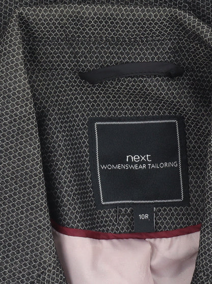 Womens UK Size 10 NEXT Regular Grey Blazer
