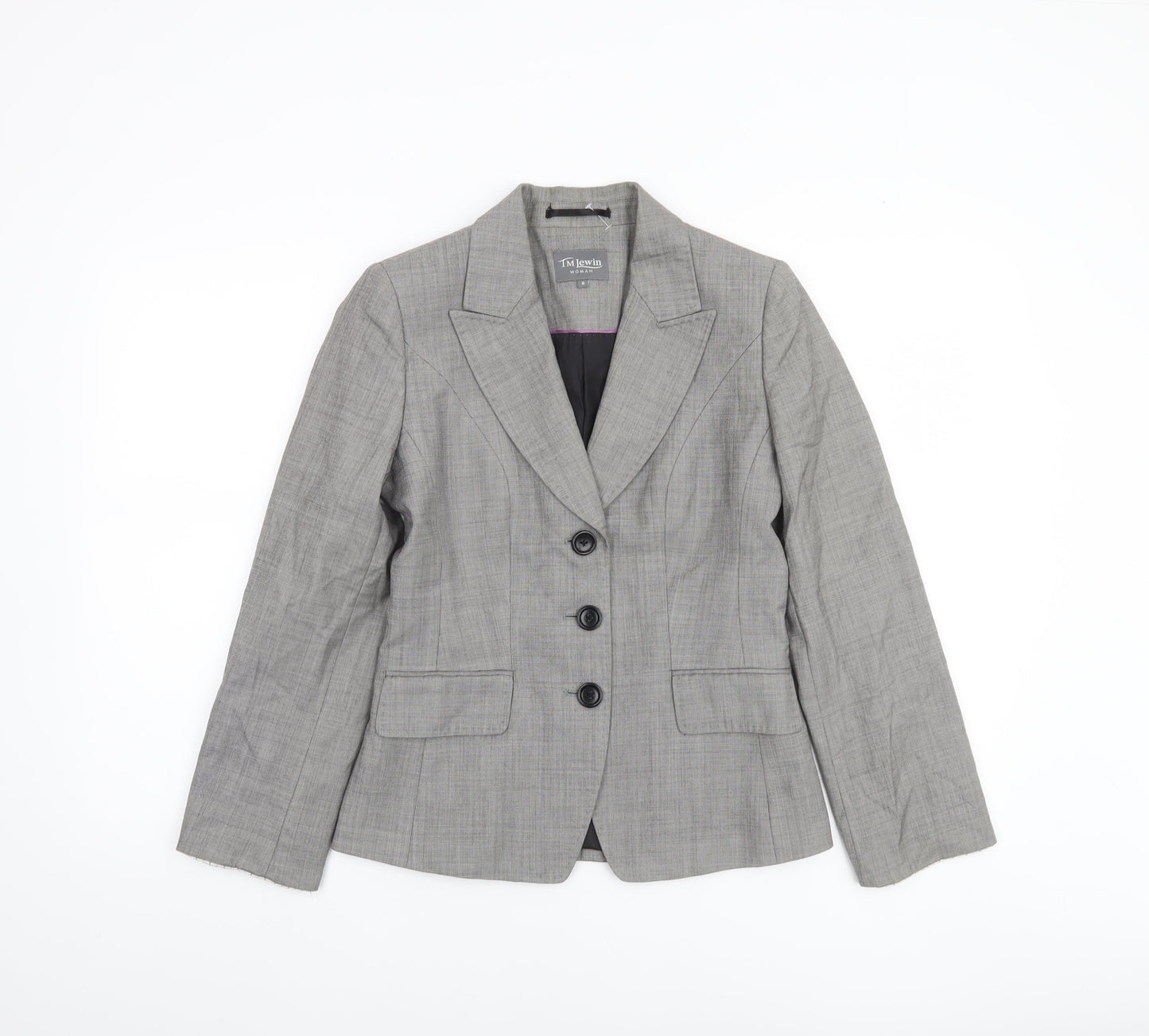 Womens UK Size 8 TM Lewin Regular Grey Blazer