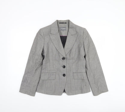 Womens UK Size 8 TM Lewin Regular Grey Blazer