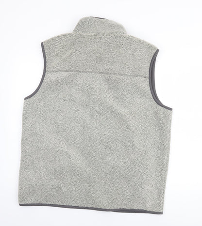 Arctic Storm Mens Grey Fleece Waistcoat L Full Zip Pockets