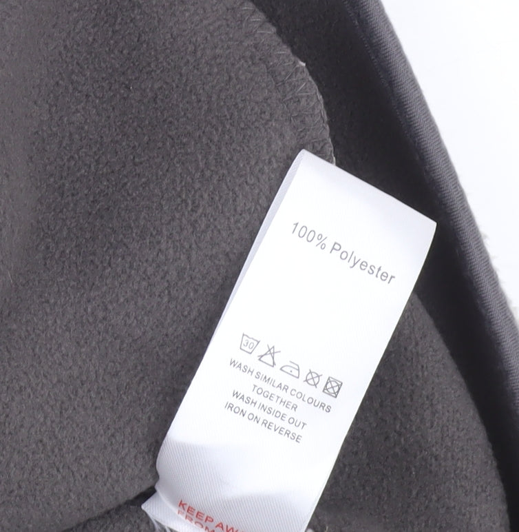 Arctic Storm Mens Grey Fleece Waistcoat L Full Zip Pockets