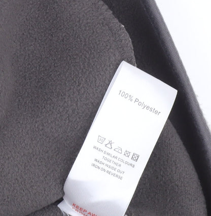 Arctic Storm Mens Grey Fleece Waistcoat L Full Zip Pockets