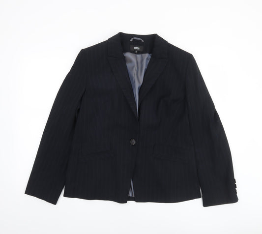 Womens UK Size 16 Marks and Spencer Regular Black Suit Jacket