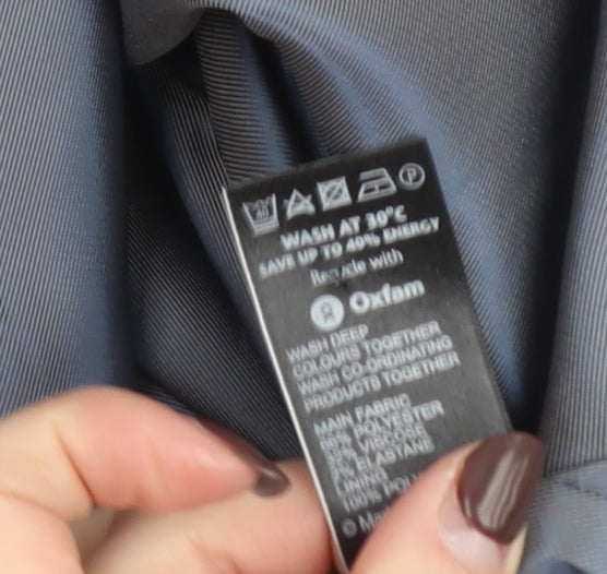 Womens UK Size 16 Marks and Spencer Regular Black Suit Jacket