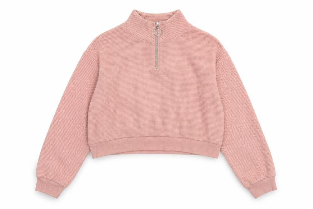 Womens UK Size S H&M Pink Pullover Sweatshirt