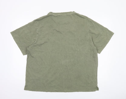 Animal Women’s Green Basic Cotton T-Shirt Size 16
