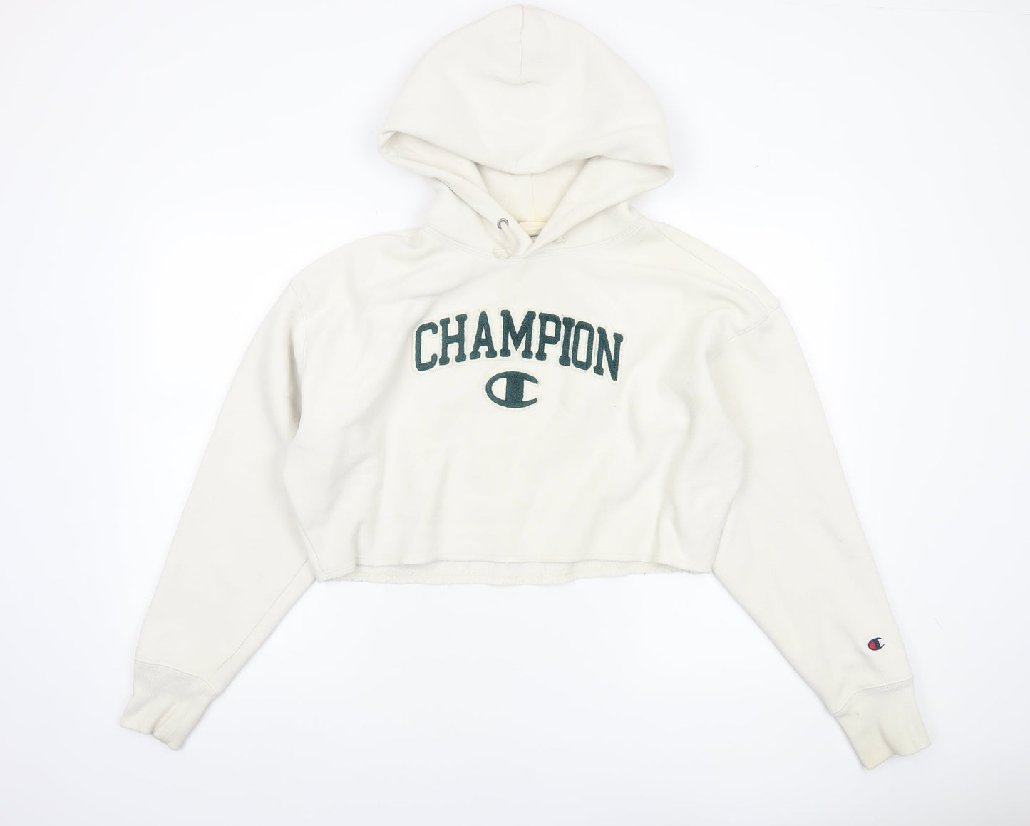 Womens UK Size S Champion Beige Pullover Hoodie