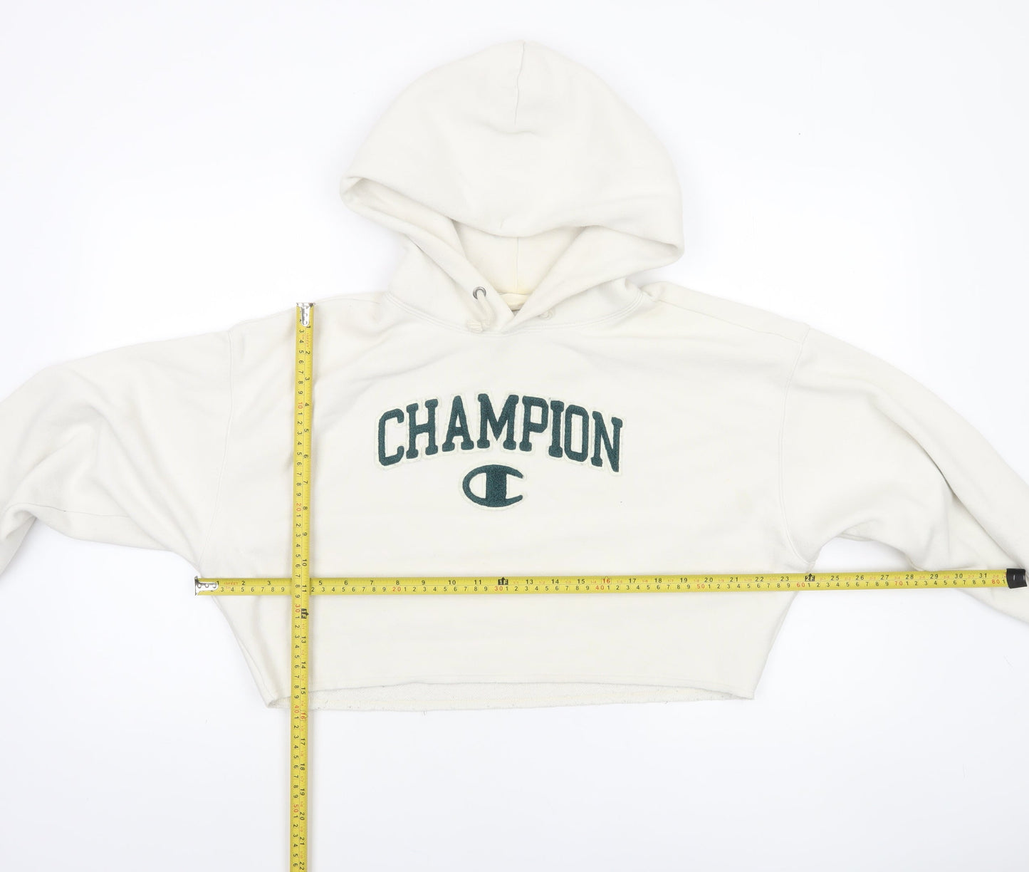Womens UK Size S Champion Beige Pullover Hoodie