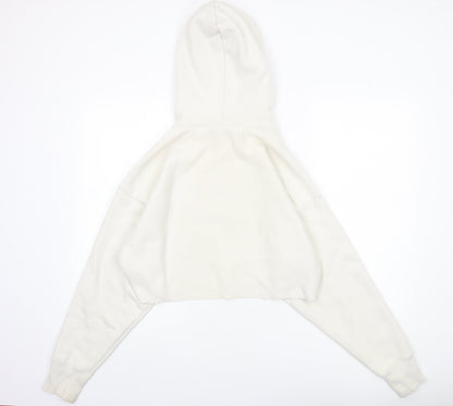 Womens UK Size S Champion Beige Pullover Hoodie