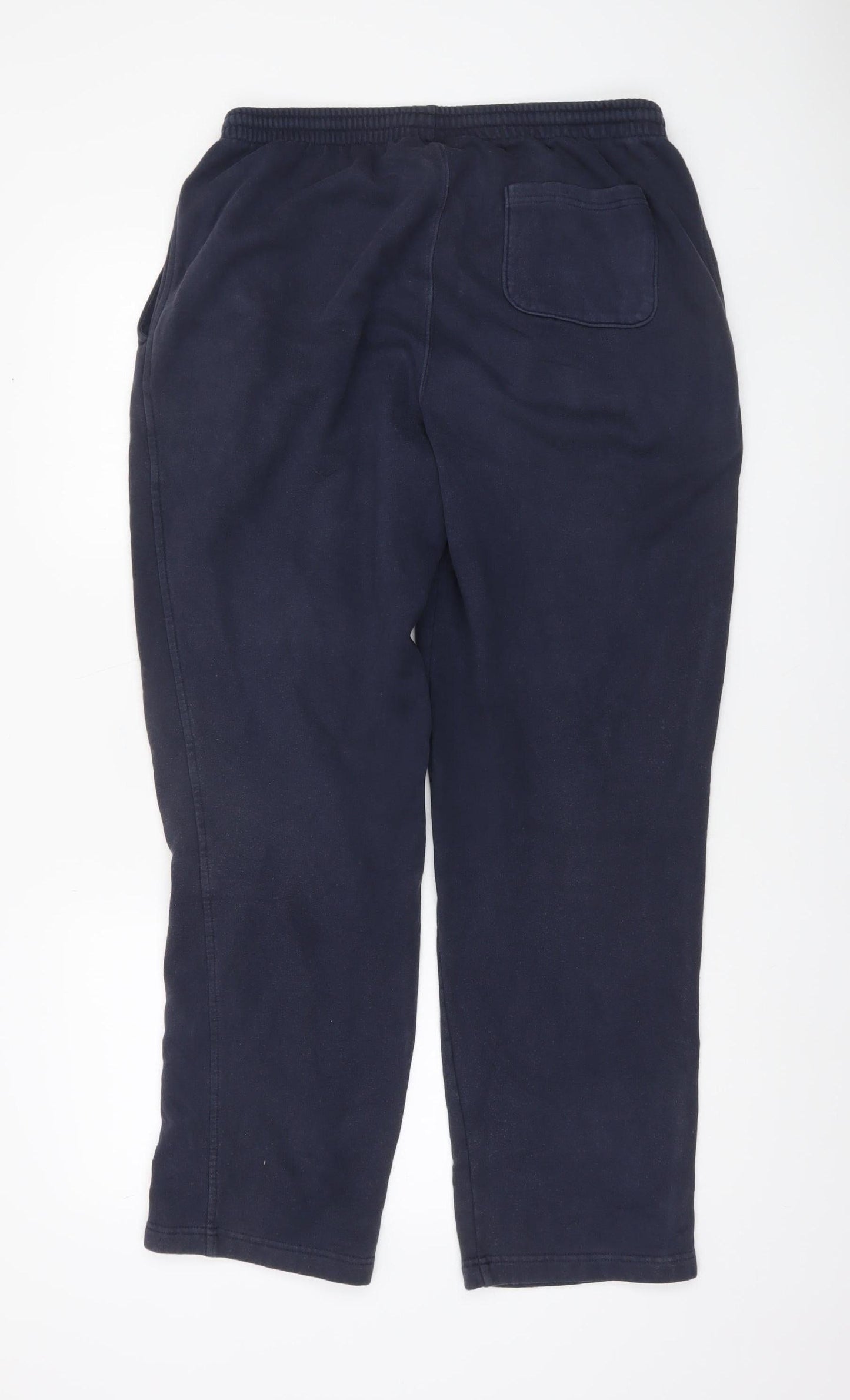 Cotton Traders Men’s Blue Fleece Sweatpants L Elastic Waist Regular