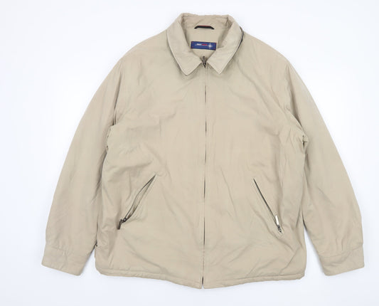 Mens UK Size L West Rock Beige Basic Jacket